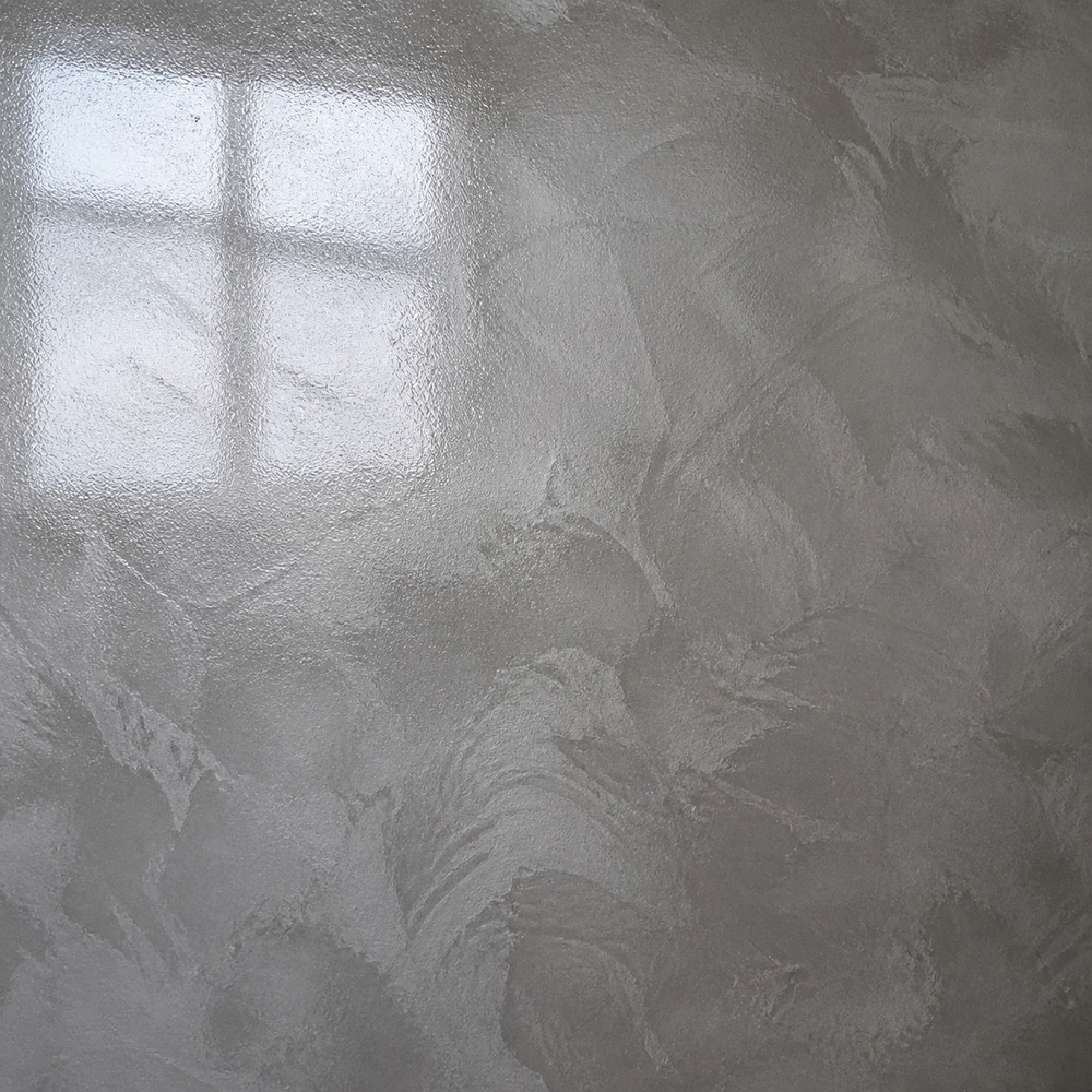 Resina decorativa: superficie lucida o opaca, grana liscia